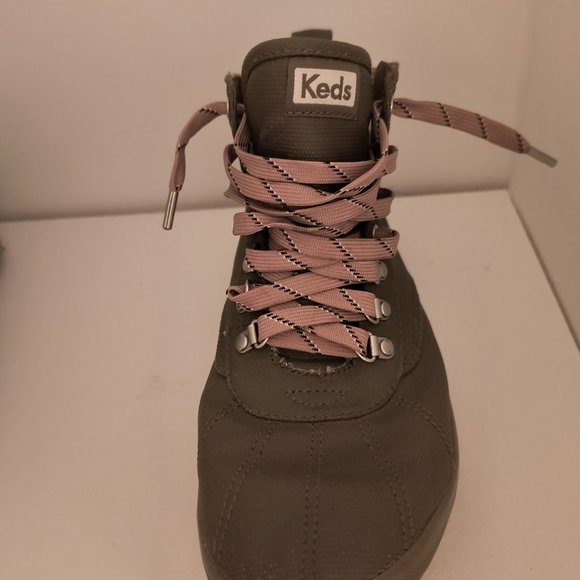 Keds Women's Scout Boot II Water Resistant Olive Canvas Boots - Picture 2 of 4